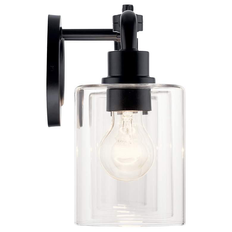 Image 4 Kichler Gunnison 33 3/4" Wide Black 4-Light Bath Light more views