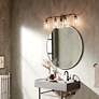 5_Kichler Gunnison 33 3/4" Wide Black 4-Light Bath Light more views