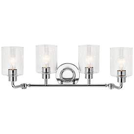 Image3 of Kichler Gunnison 33 3/4" Wide Chrome 4-Light Bath Light more views