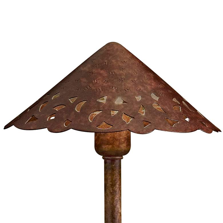 Image 2 Kichler Hammered Roof 22"H Textured Tannery Bronze Path Light more views