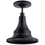 Kichler Hampshire 13 1/4" High Climates Black Outdoor Ceiling Light in scene