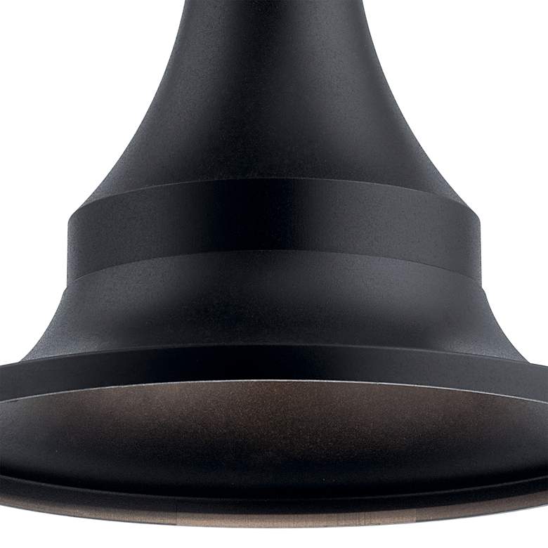 Image 4 Kichler Hampshire 13 1/4" High Climates Black Outdoor Ceiling Light more views