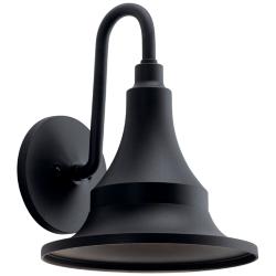 Kichler Hampshire 15 1/4&quot; High Climates Black Outdoor Wall Light