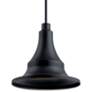 Kichler Hampshire 16" Wide Climates Black Modern Outdoor Ceiling Light