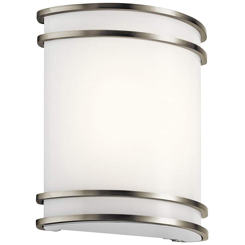 Image 2 Kichler Harari 10 3/4" High Brushed Nickel LED Wall Sconce