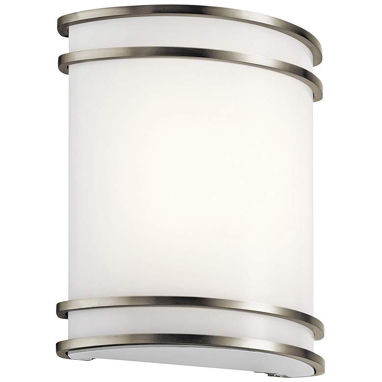 Image 2 Kichler Harari 10 3/4 inch High Brushed Nickel LED Wall Sconce