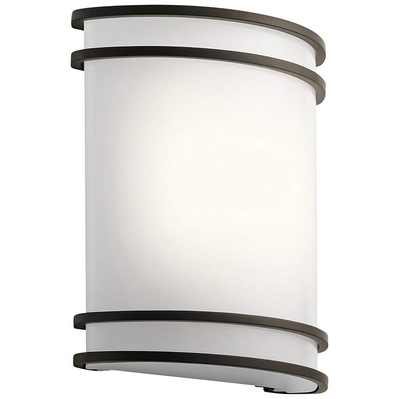 Image 2 Kichler Harari 10 3/4" High Olde Bronze LED Wall Sconce