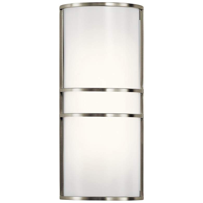 Image 1 Kichler Harari 16" High Brushed Nickel LED Wall Sconce