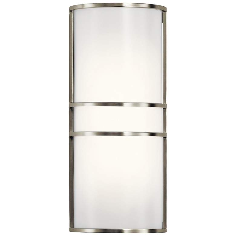 Image 1 Kichler Harari 16 inch High Brushed Nickel LED Wall Sconce