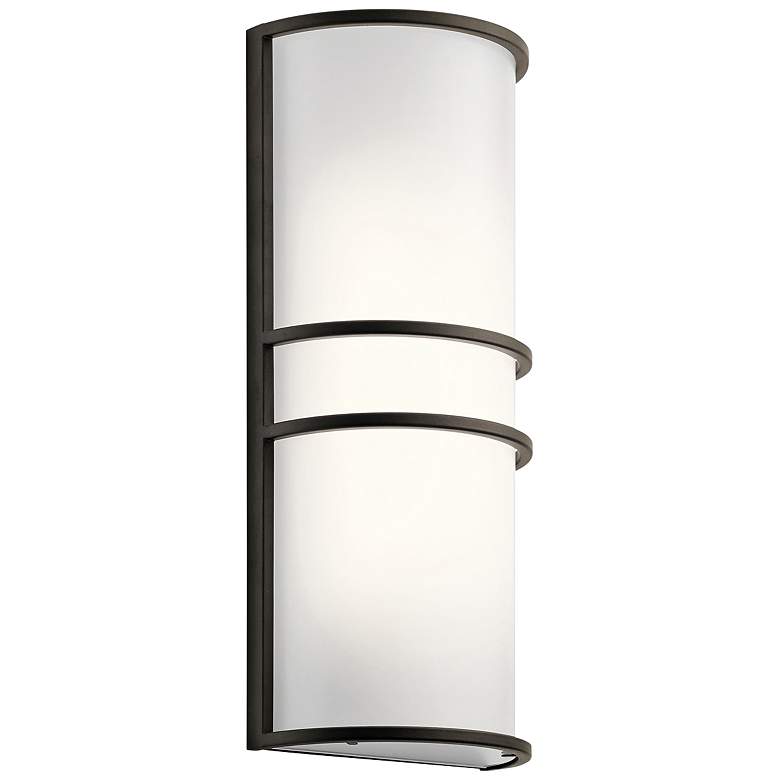 Image 1 Kichler Harari 16" High Olde Bronze LED Wall Sconce