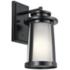 Kichler Harbor Bay 12 1/4" High Black Outdoor Wall Light