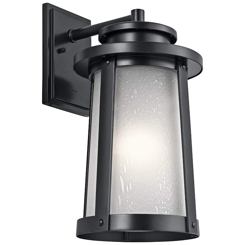 Image 2 Kichler Harbor Bay 18 1/2 inch High Black Outdoor Wall Light