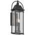 Kichler Harbor Row 23 1/4" High Black Outdoor Wall Light
