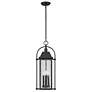 Thumbnail2 of Kichler Harbor Row 25 3/4" Textured Black Outdoor Hanging Lantern more views