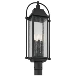 Kichler Harbor Row 27 1/4"H Black 4-Light Outdoor Post Light