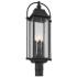 Kichler Harbor Row 27 1/4"H Black 4-Light Outdoor Post Light