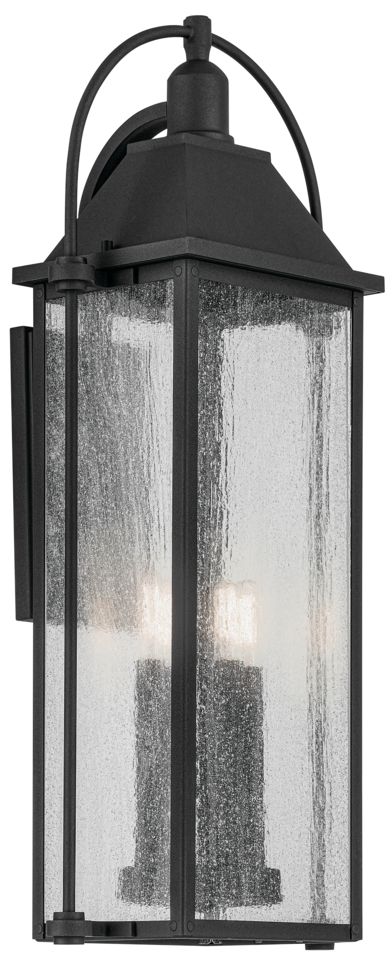 Kichler Harbor Row 28 3/4" High Black Outdoor Wall Light
