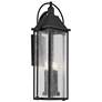 2_Kichler Harbor Row 28 3/4" High Black Outdoor Wall Light