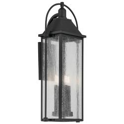 Kichler Harbor Row 28 3/4" High Black Outdoor Wall Light