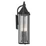3_Kichler Harbor Row 28 3/4" High Black Outdoor Wall Light more views