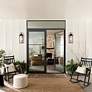 6_Kichler Harbor Row 28 3/4" High Black Outdoor Wall Light more views
