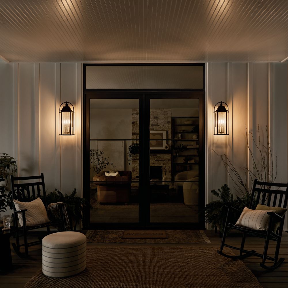 Image 7 Kichler Harbor Row 28 3/4" High Black Outdoor Wall Light more views