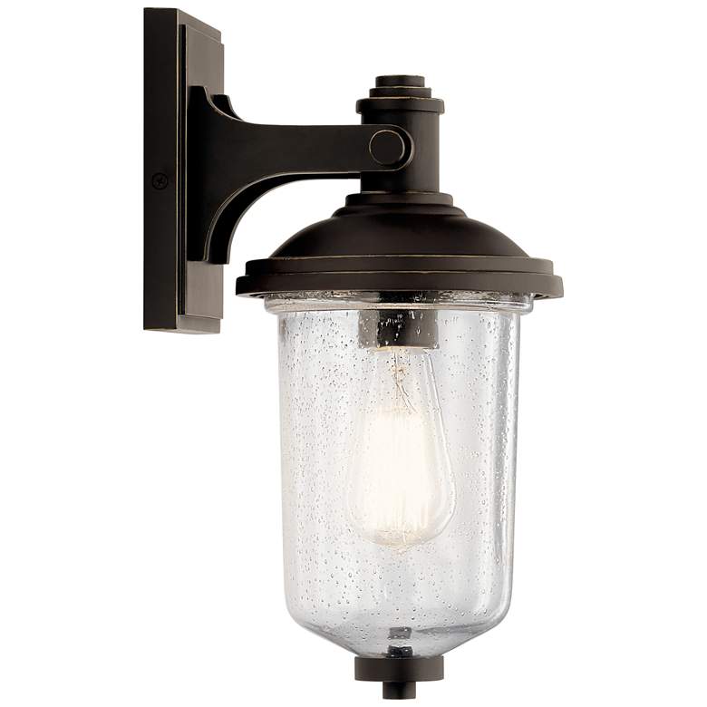 Image 1 Kichler Harmont 13 1/2" High Olde Bronze Outdoor Wall Light
