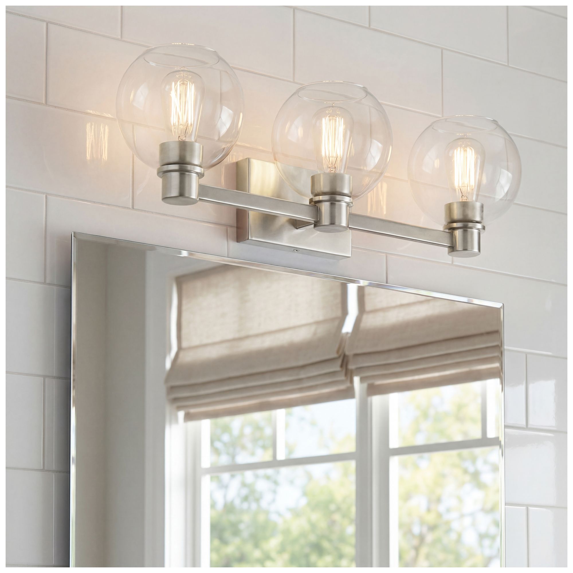 Image 4 Kichler Harmony 24 1/2"W Brushed Nickel 3-Light Bath Light more views