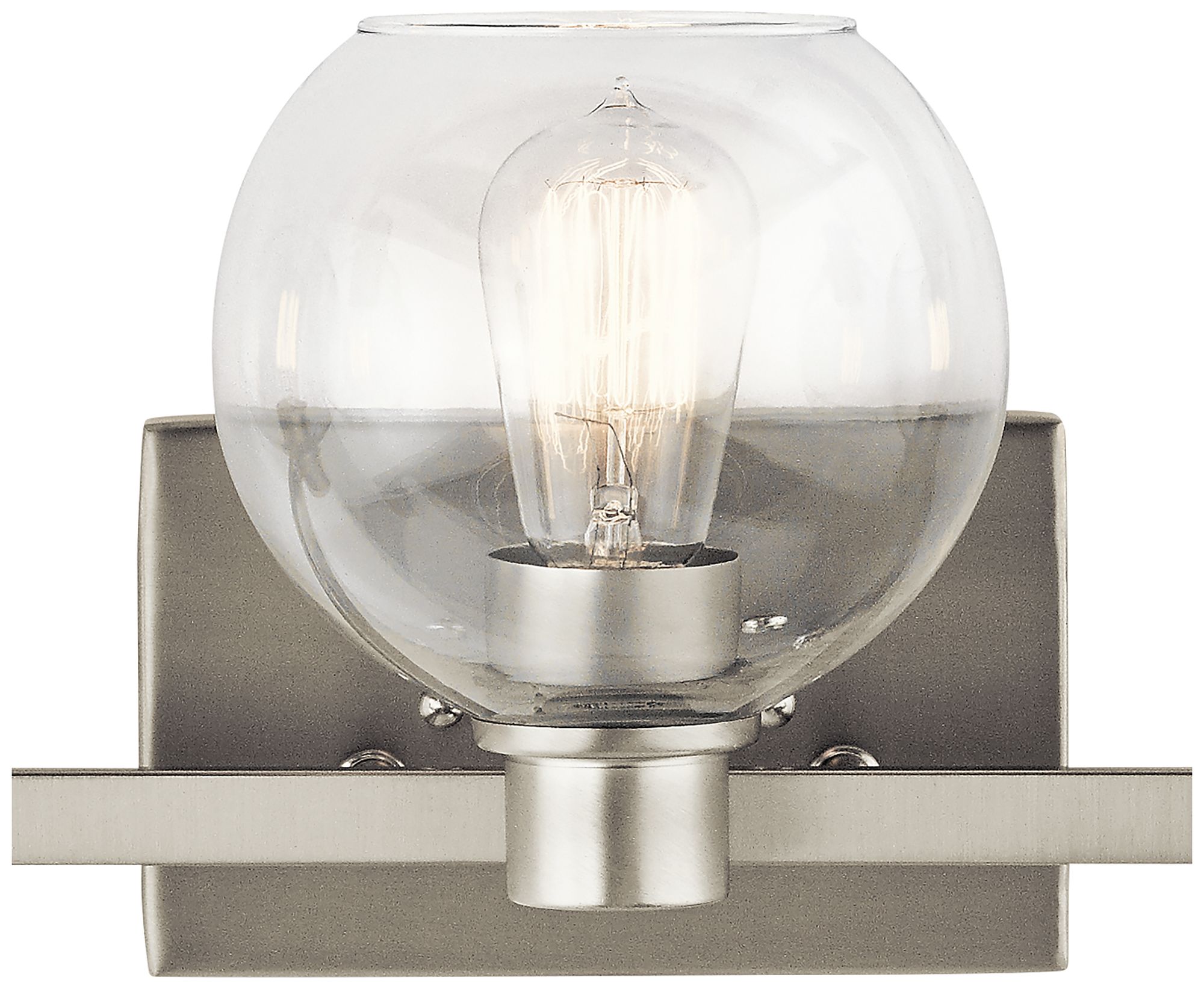 Image 6 Kichler Harmony 24 1/2"W Brushed Nickel 3-Light Bath Light more views