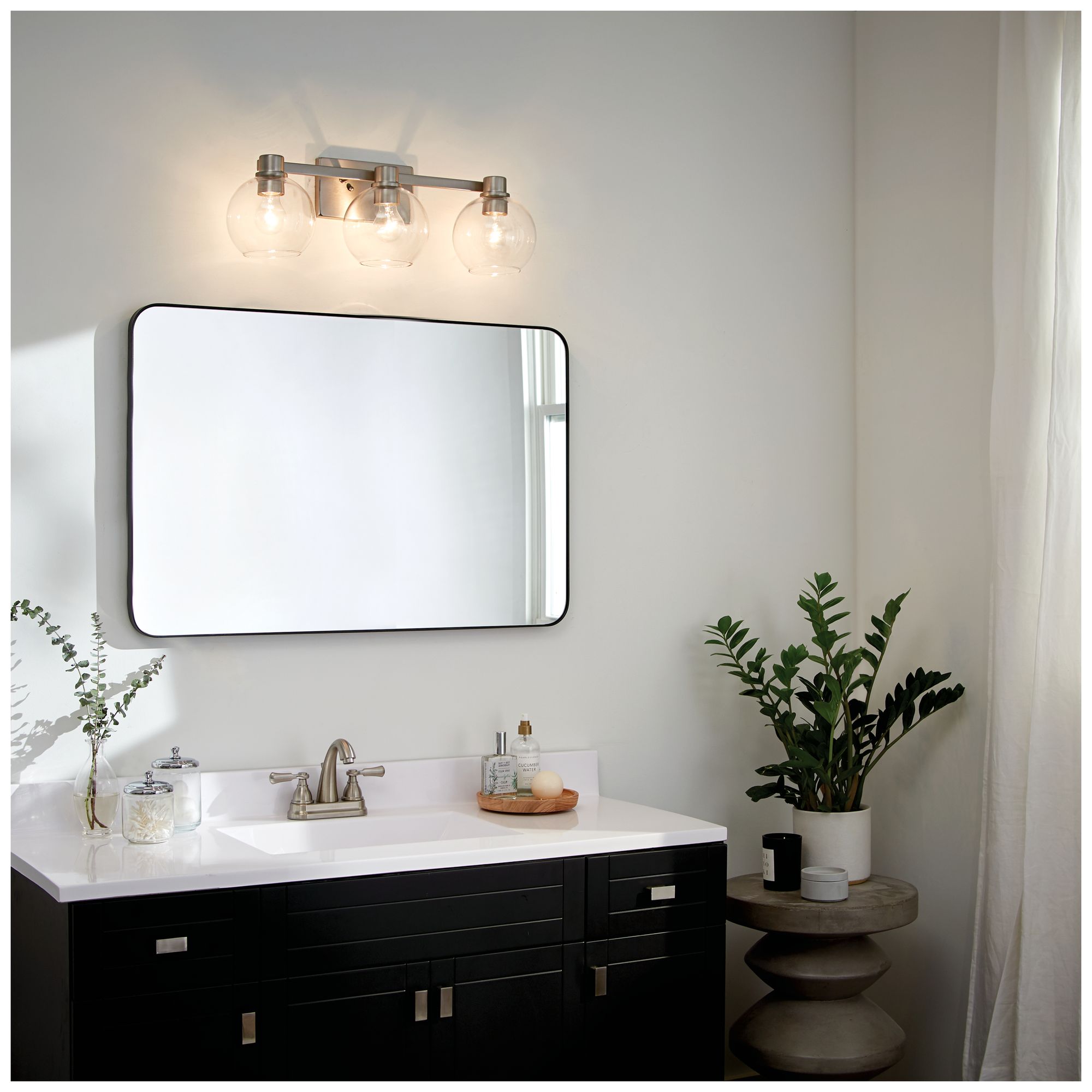 Image 7 Kichler Harmony 24 1/2"W Brushed Nickel 3-Light Bath Light more views