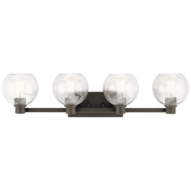 Image 1 Kichler Harmony 33 1/2" Wide Olde Bronze 4-Light Bath Light