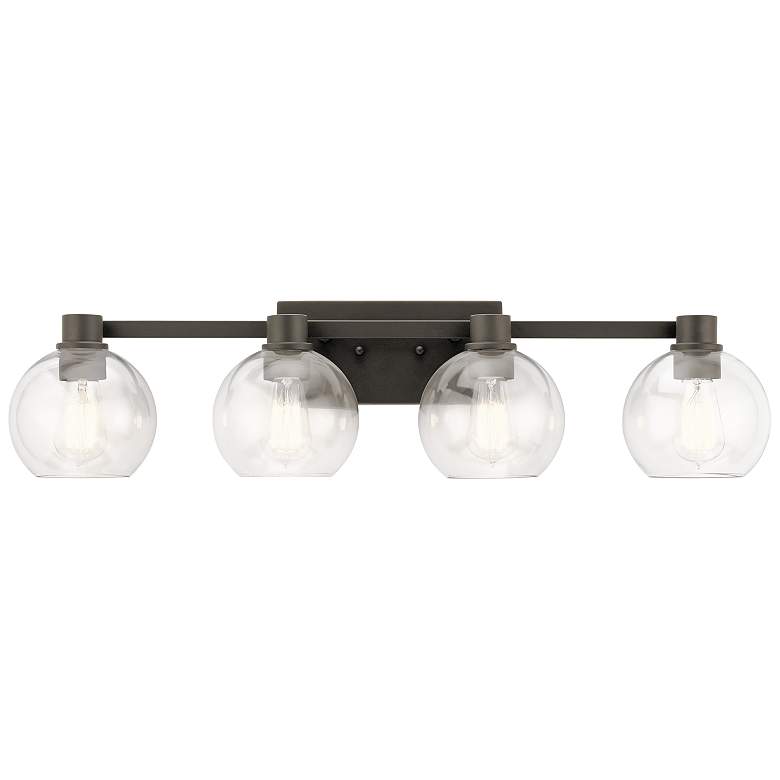 Image 2 Kichler Harmony 33 1/2 inch Wide Olde Bronze 4-Light Bath Light more views