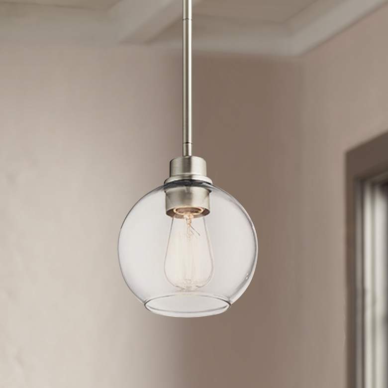 Image 1 Kichler Harmony 6 1/2" Wide Brushed Nickel Mini Pendant
