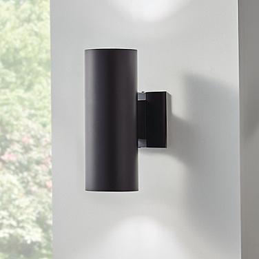 Kichler Harper 12" High Black Outdoor Wall Light