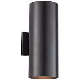 Image5 of Kichler Harper 15" High Black Outdoor Wall Light more views