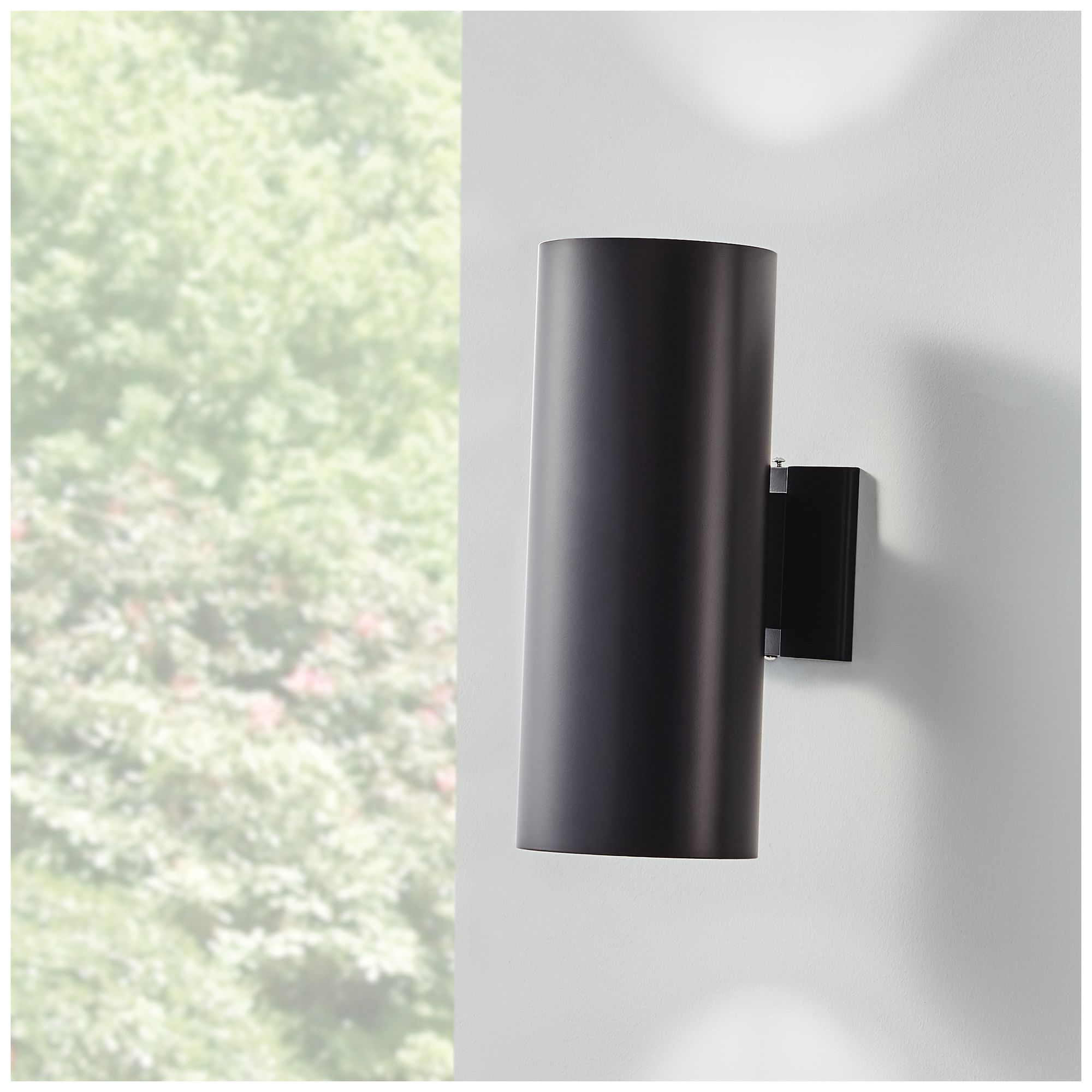 Kichler Harper 15" High Black Outdoor Wall Light