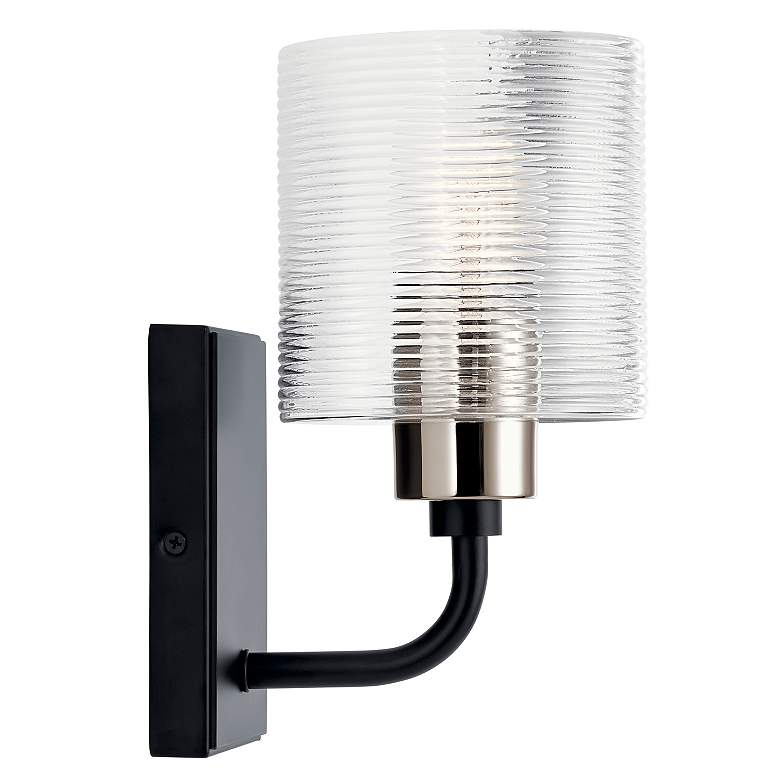 Image 3 Kichler Harvan Black Wall Sconce 1Lt more views