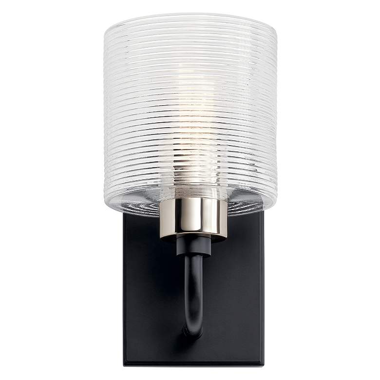 Image 4 Kichler Harvan Black Wall Sconce 1Lt more views