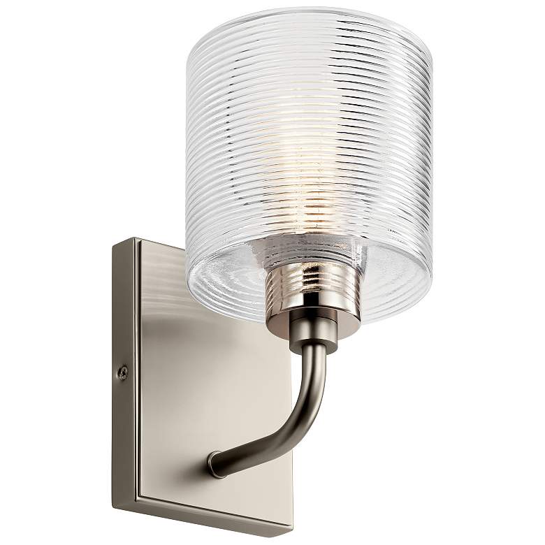 Image 1 Kichler Harvan Satin Nickel Wall Sconce 1Lt