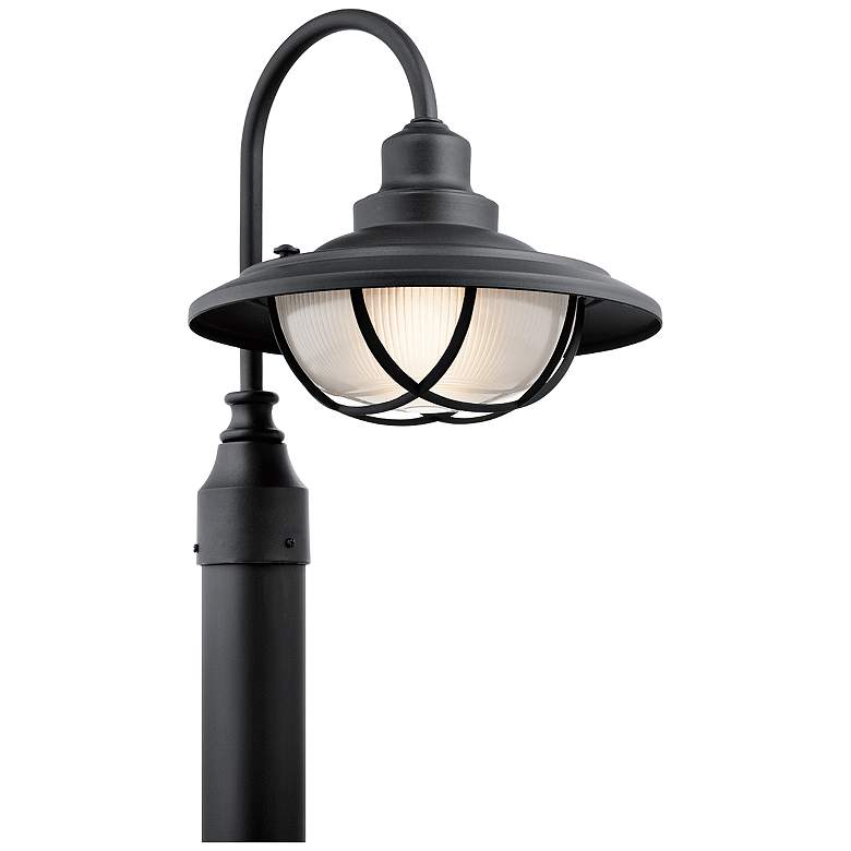 Image 2 Kichler Harvest Ridge 15 3/4 inch High Black Finish Outdoor Post Light