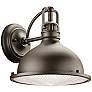 Kichler Hatteras Bay 10 1/4" High Bronze Outdoor Barn Wall Light
