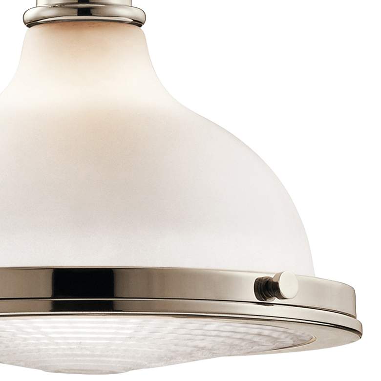 Image 2 Kichler Hatteras Bay 11 1/2"W Polished Nickel Mini Pendant more views