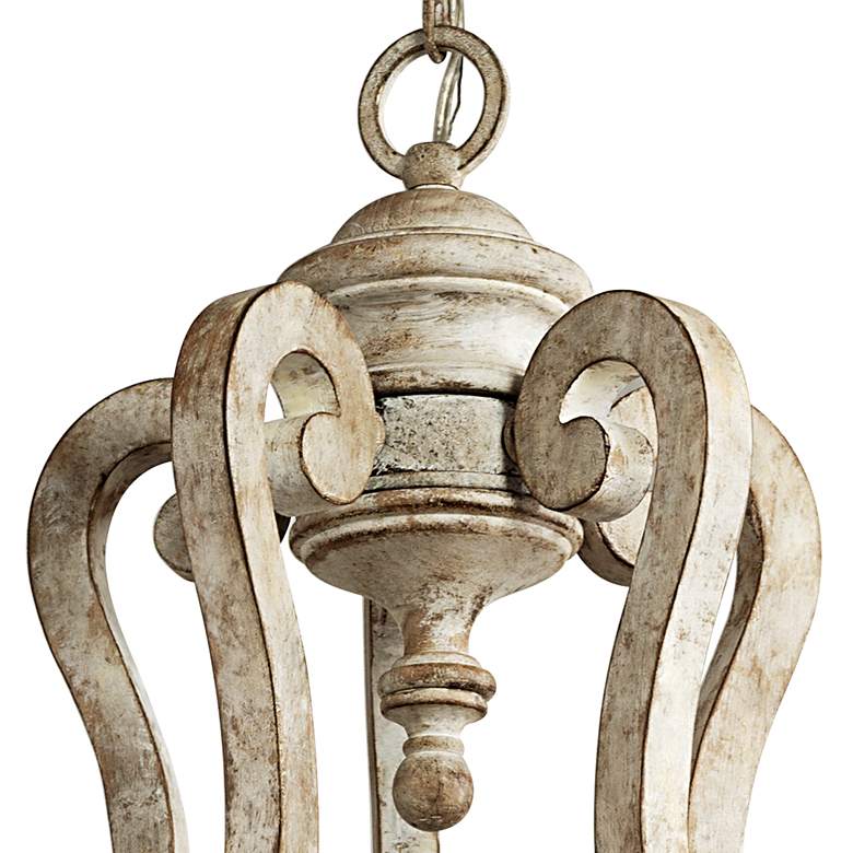 Image 4 Kichler Hayman 28" Wide 5-Light Traditional Antique White Chandelier more views