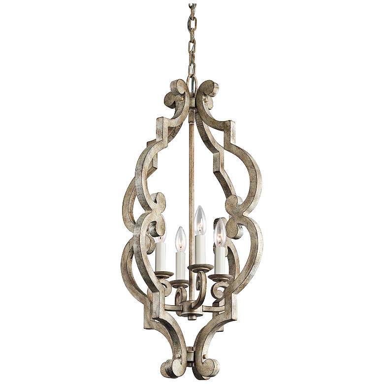Image 2 Kichler Hayman Bay 16 1/4" Wide Antique White Pendant