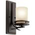 Kichler Hendrik 12"H Olde Bronze Wall Sconce w/ Umber Glass