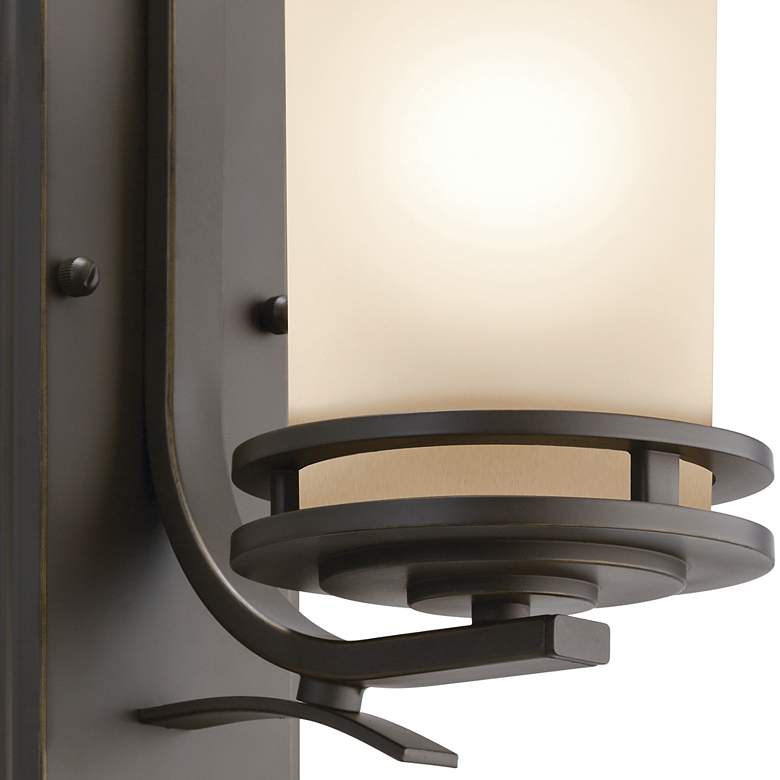Image 4 Kichler Hendrik 12"H Olde Bronze Wall Sconce w/ Umber Glass more views