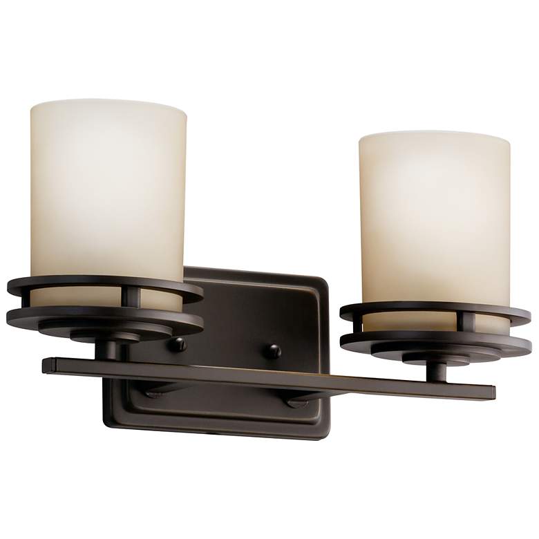 Image 2 Kichler Hendrik 14 1/2" Wide Bronze Bathroom Light Fixture
