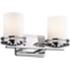Kichler Hendrik 14 1/2" Wide Satin Opal Glass Bathroom Light