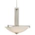Kichler Hendrik 26" Wide Brushed Nickel White Glass Pendant Chandelier