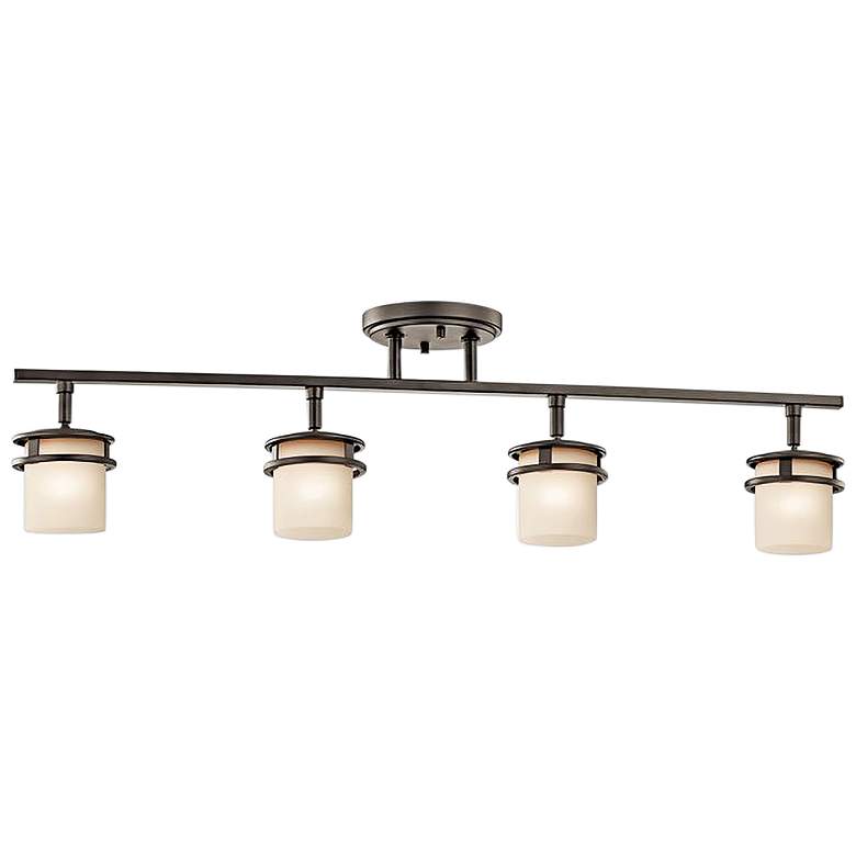 Image 1 Kichler Hendrik 30 inch Wide 4-Light Olde Bronze Track Fixture